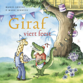 Giraf viert feest