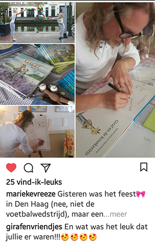 collage boekenfeest en signeren