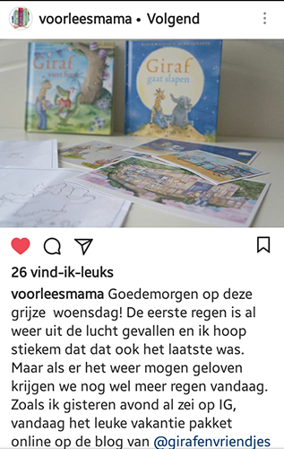 voorleesmama prentenboeken giraf op instagram